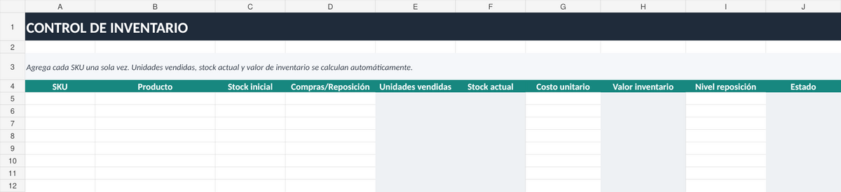 Kit de Ganancias e Inventario para pequeños Negocios